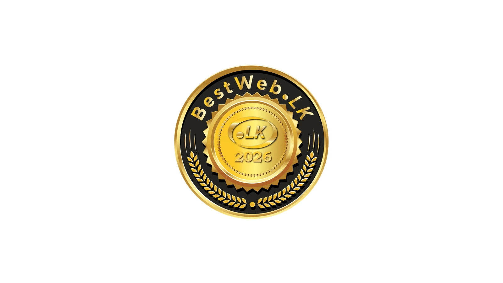 BestWeb Top Web 2026 Qualified award badge on a white background
